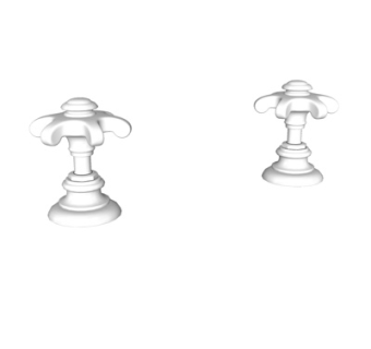 现代水龙头su模型