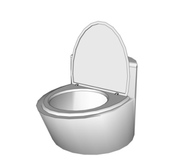 现代马桶su模型