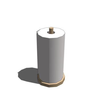 现代卫浴用品su模型