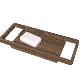 现代卫浴用品su模型