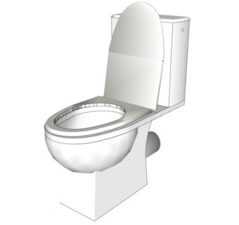 现代马桶su模型