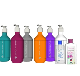 现代洗发水沐浴露su模型