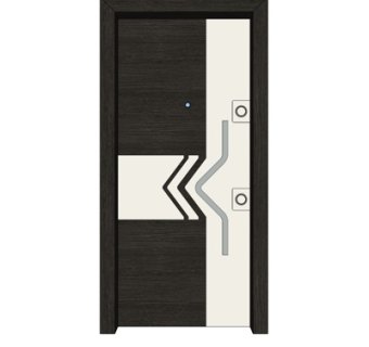 现代实木单开门su模型