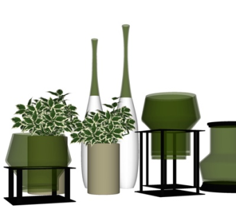 现代啤酒扎壶su模型