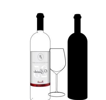 现代红酒红酒杯su模型