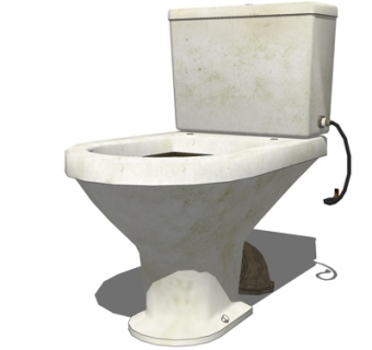 现代智能马桶su模型