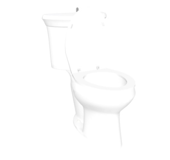 现代陶瓷马桶su模型