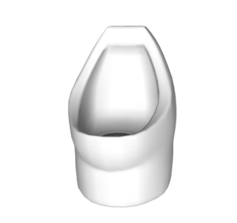 现代陶瓷便器su模型