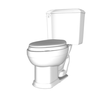 现代智能马桶su模型