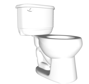 现代智能马桶su模型