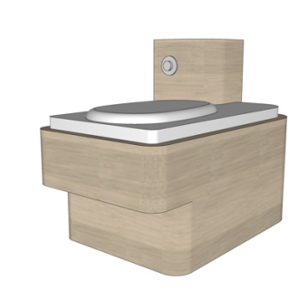 现代智能马桶su模型