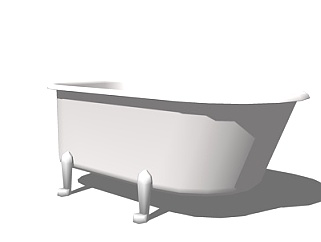 现代<em>小浴缸</em>su模型
