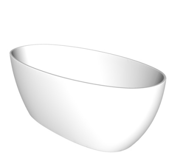 现代陶瓷浴缸su模型