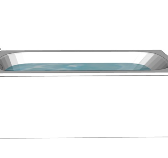 现代陶瓷浴缸su模型