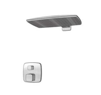 现代淋浴花洒su模型