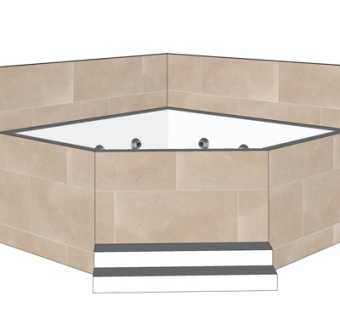 现代陶瓷浴缸su模型