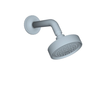 现代淋浴花洒su模型