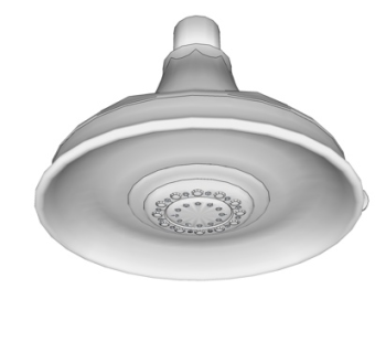 欧式淋浴花洒su模型