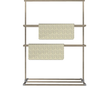 现代卫浴架su模型