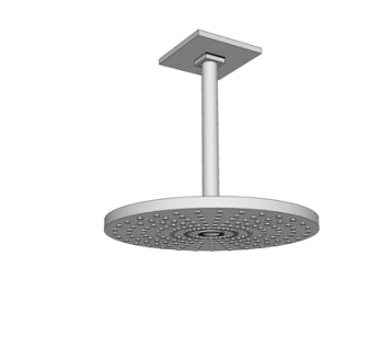 现代淋浴花洒su模型