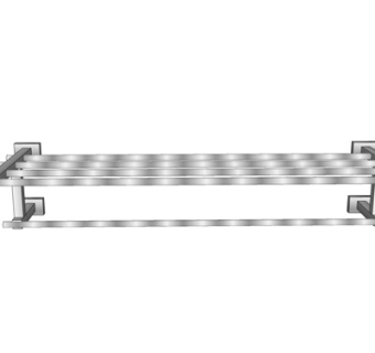 现代卫浴架su模型