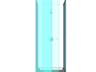 现代玻璃<em>淋浴房su模型</em>