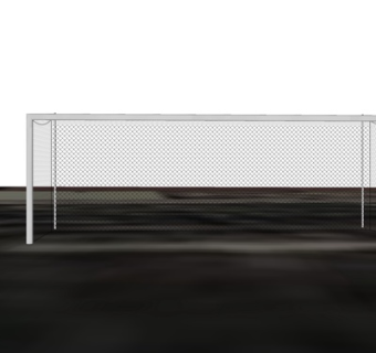 现代足球门su模型