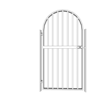 现代户外门su模型