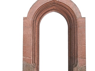欧式拱门su模型