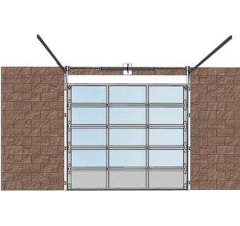 现代车库大门su模型