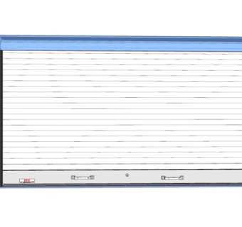 现代车库大门su模型