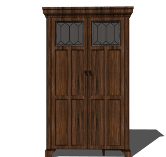 欧式大门su模型