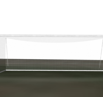 现代足球门su模型