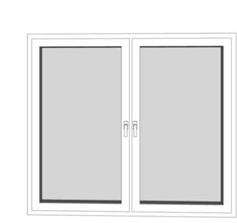 现代窗户su模型