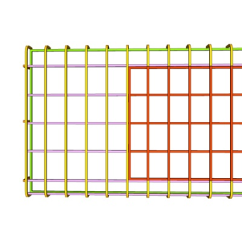 现代窗户防盗网su模型