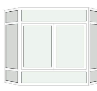 现代窗户su模型