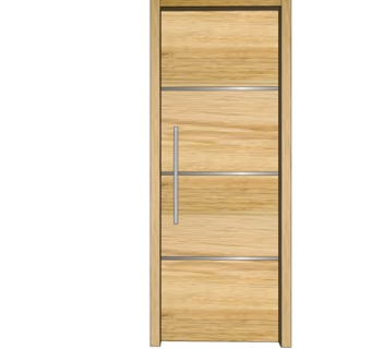 新中式房门su模型