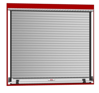 现代车库大门su模型