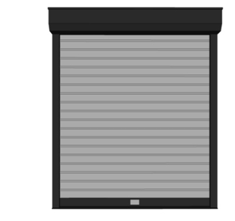 现代车库大门su模型