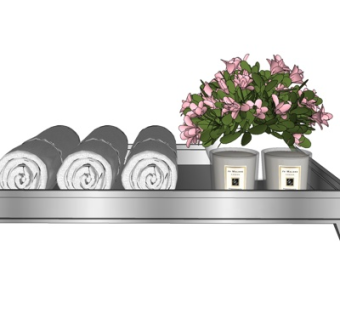 现代毛巾su模型