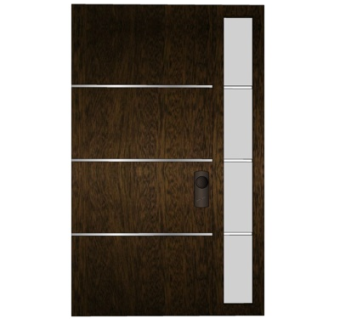 新中式房门su模型