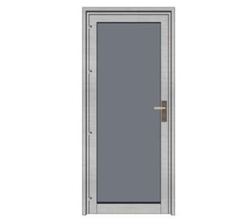 现代卫生间门su模型