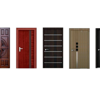 现代房门su模型