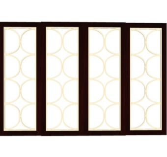 现代玻璃窗户su模型