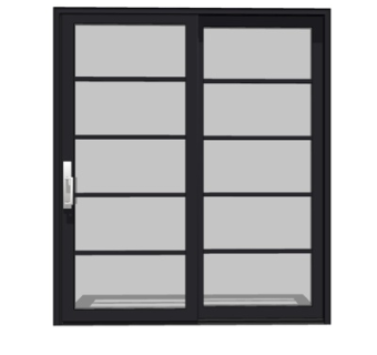 现代玻璃窗户su模型