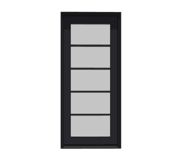 现代玻璃窗户su模型