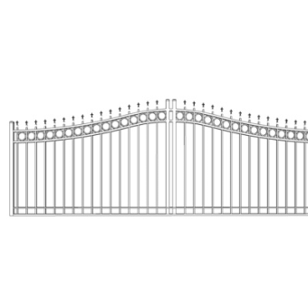 欧式铁艺庭院大门su模型