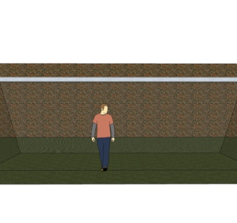 现代足球门su模型