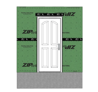 现代实木单开门su模型