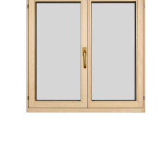 现代实木推拉窗su模型